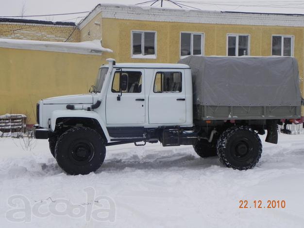 Егерь  2 на  базе  ГАЗ 33081 Садко (ГАЗ 66 шишига).  Двухрядная кабина. Автомобиль новый