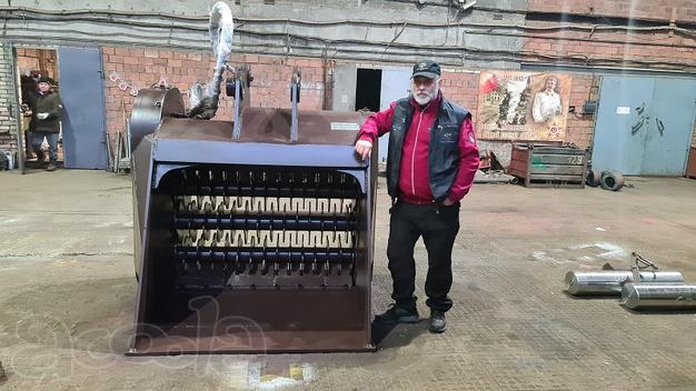 Дробильный ковш-шредер: Экономия времени и средств при утилизации отходов