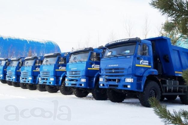Самосвалы Газпром на сезон 2018 - 2019 г.г.